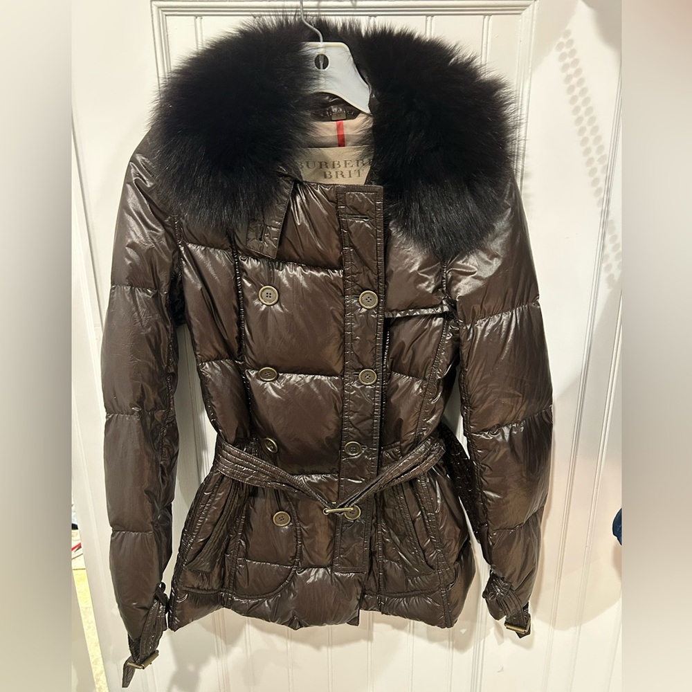 Burberry Brit Brown Down Puffer